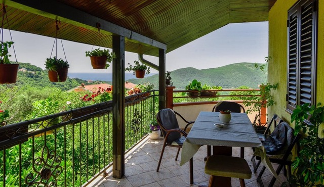 Sea View Villa w Terrace 10 Min to Beach in Budva