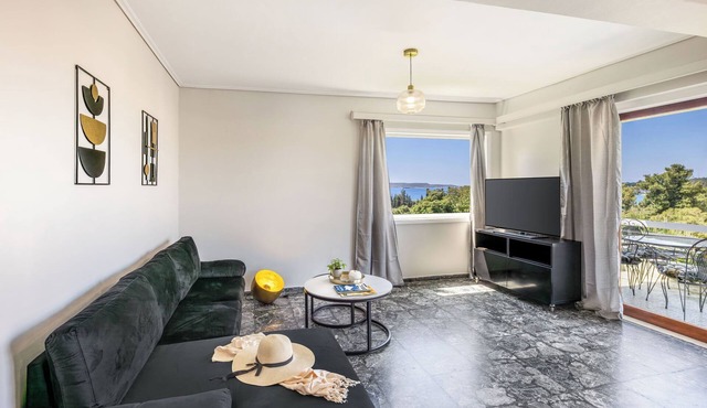 Seaside Secret Sea View Two Bedroom Apartment by BluPine in Athens