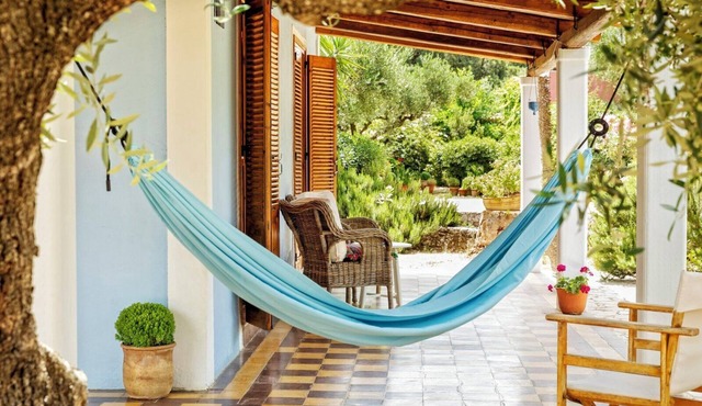 Self catered Daphnes cottage #1 with large veranda and garden near the beach. in Zakynthos