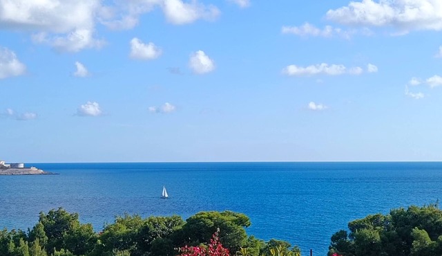 Spacious apartment with sea view