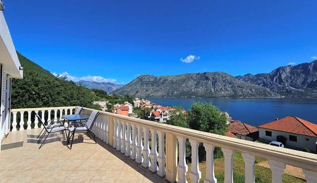 Spacious villa with lovely views over the Bay Of Kotor