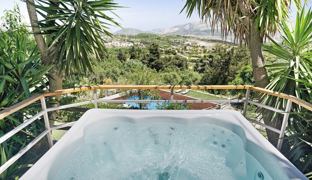 Studio Apartment 'Paradiso Verde 102' with Mountain View, Wi-Fi and Air Conditioning in Kefalonia