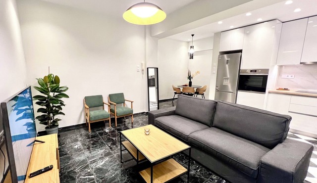 Stylish New-Modern Spacious 2BDR apt CK ATHENS FINE STAY N.Kosmos 2 min fr METRO