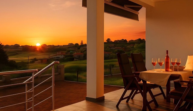 Sunset Sea View Cottage Apartment with Sea View, Wi-Fi, and Air Conditioning