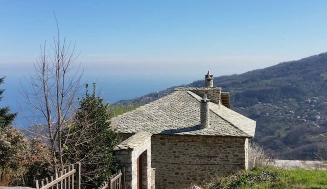 Traditional stonehouse in Pelion in Zagora-Mouresi