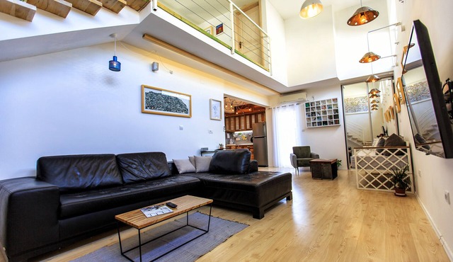 Two-level Penthouse apartment with indoor pool and panoramic terrace