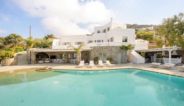 Unrivaled luxury awaits at our vast Mykonos villa, the perfect summer escape.