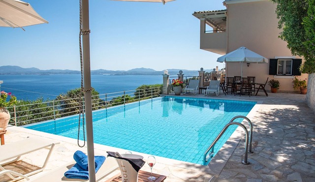 Villa Antoula is a stylish and modern villa for a relaxing vacation. in Corfu