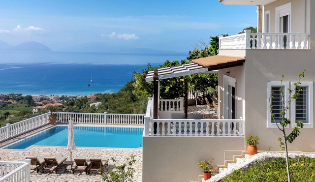 Villa Dream in Vasiliki with Private Pool & Panoramic Sea Views