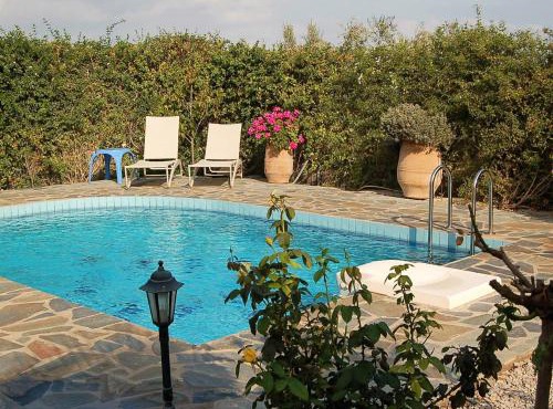 Villa in Crete with Pool and Sea View in Rethymno
