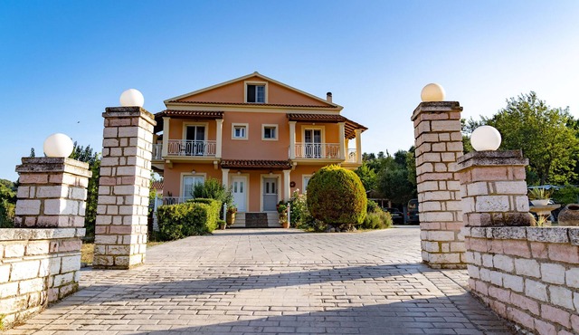 Villa Logas in Peroulades village, North Corfu.