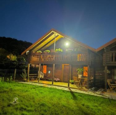 Wooden Lakeside Cottage