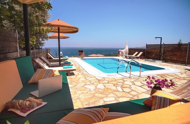 Emerald superior villa with private pool and panoramic sea views