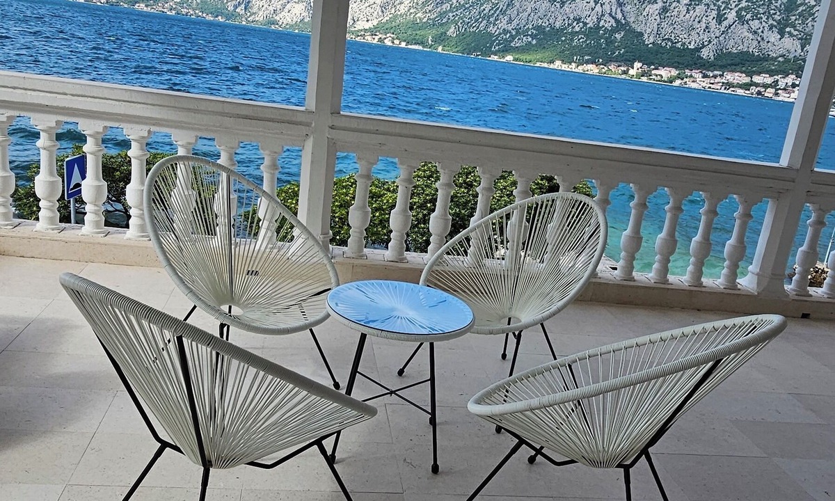 Prcanj House | Apartment on the seafront, with small beach and beautiful view from apartment.