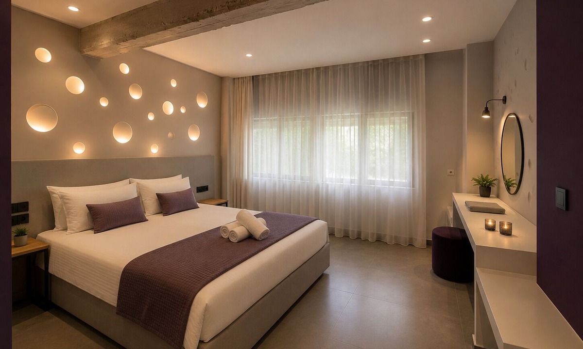 Koukaki Villa | Gold & Concrete Acropolis Residence