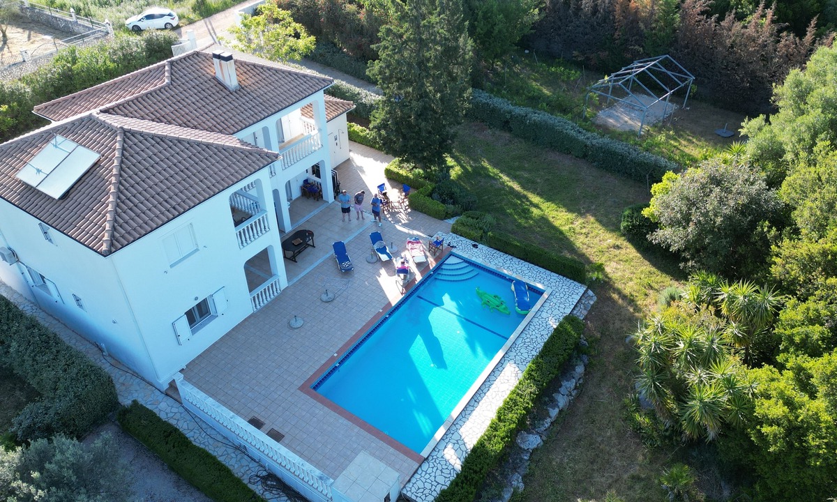 Poulata Apartment | Private Sami Villa for 6 – Pool, Safe Gardens, WiFi & Space to Relax