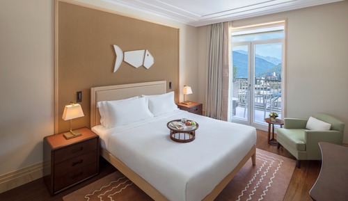 Premium Room, 1 King Bed, Balcony, Pool View