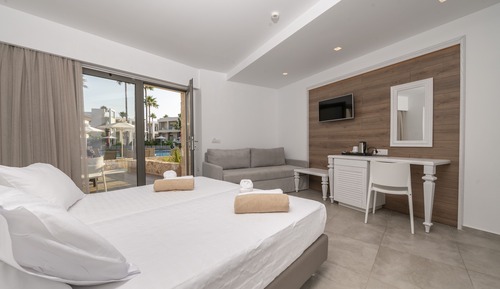 Deluxe Room, Terrace, Pool View