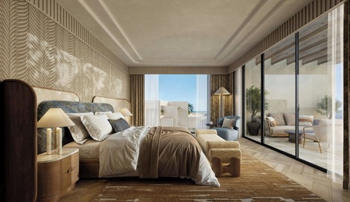 Suite, 1 King Bed with Sofa bed, Sea View