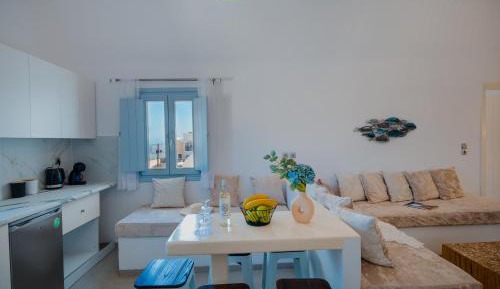 Luxury Cycladic Residence with Private Balcony, Upper Floor