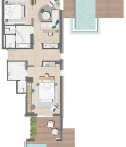 Deluxe Family Suite with Private Pool