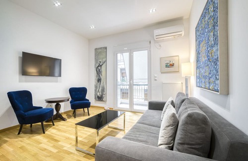 Pangrati Condo | Stylish Sunny New 2 Bedroom, Prime Central Athens