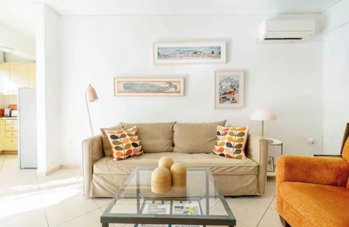 Attiki Apartment | Sunny Apartment Steps from Sepolia Metro