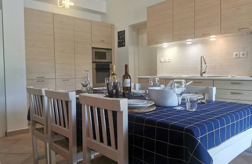 Poulata Apartment | Private Sami Villa for 6 – Pool, Safe Gardens, WiFi & Space to Relax