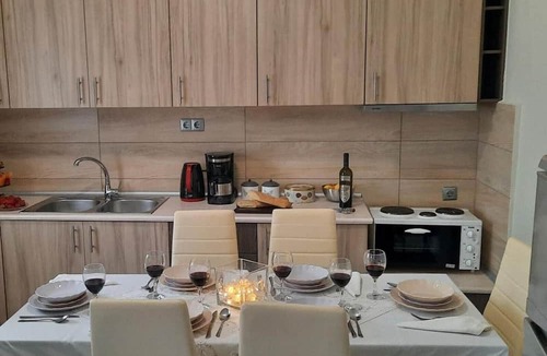 Skala Sotiros Apartment | Apartment 'Chrissi Princess 1' with Private Garden, Wi-Fi and Air Conditioning
