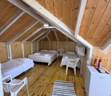 Kruje House | Meti guest house wooden room