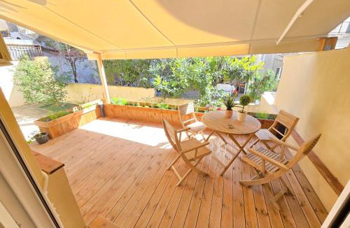 Ano Poli Apartment | Hidden Gem - Sunny Backyard - 120m2 - 1Gbps - JK 7towers