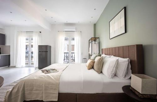 Pangrati Apartment | Stylish Studio Pangrati l Balcony l No Elevator