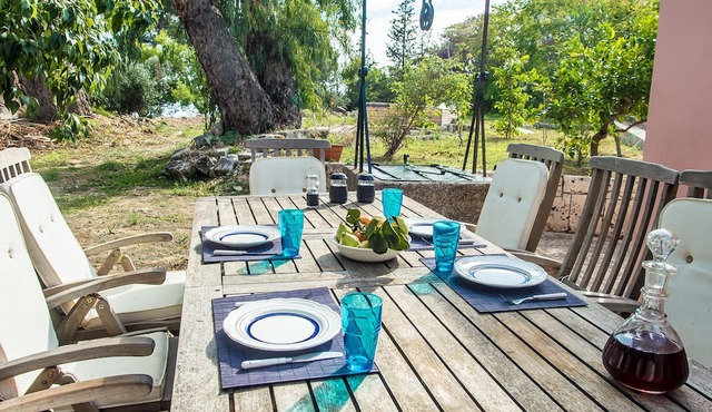 Stylish house with huge garden,sea view, max 10 min drive from 10 beaches & town in Lakithra village